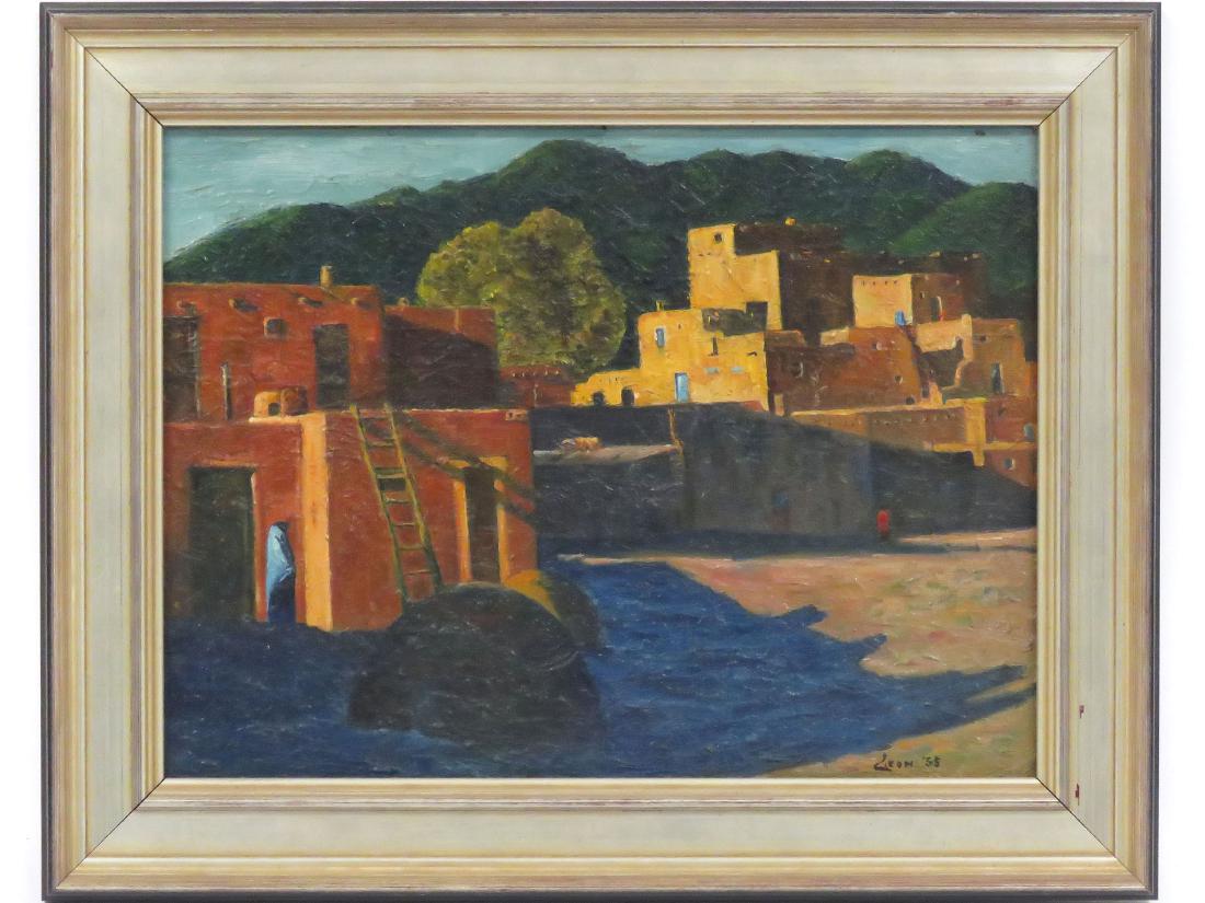 AMERICAN SCHOOL (20TH CENTURY), OIL ON CANVAS BOARD, (1 of 3)