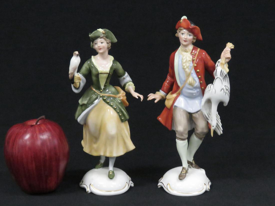 PAIR ROSENTHAL PORCELAIN INCLUDING "FIGURE OF A LADY (1 of 3)
