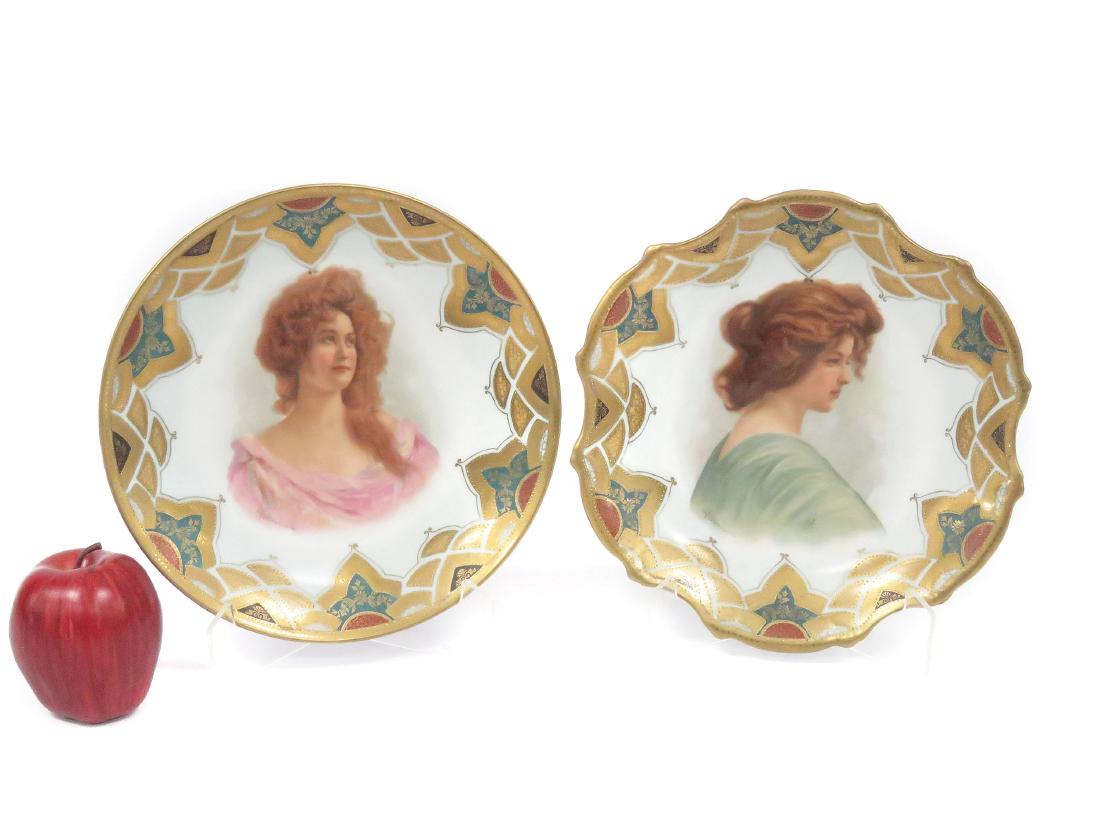 LOT (2) VINTAGE ROYAL VIENNA GILT DECORATED PORCELAIN (1 of 2)