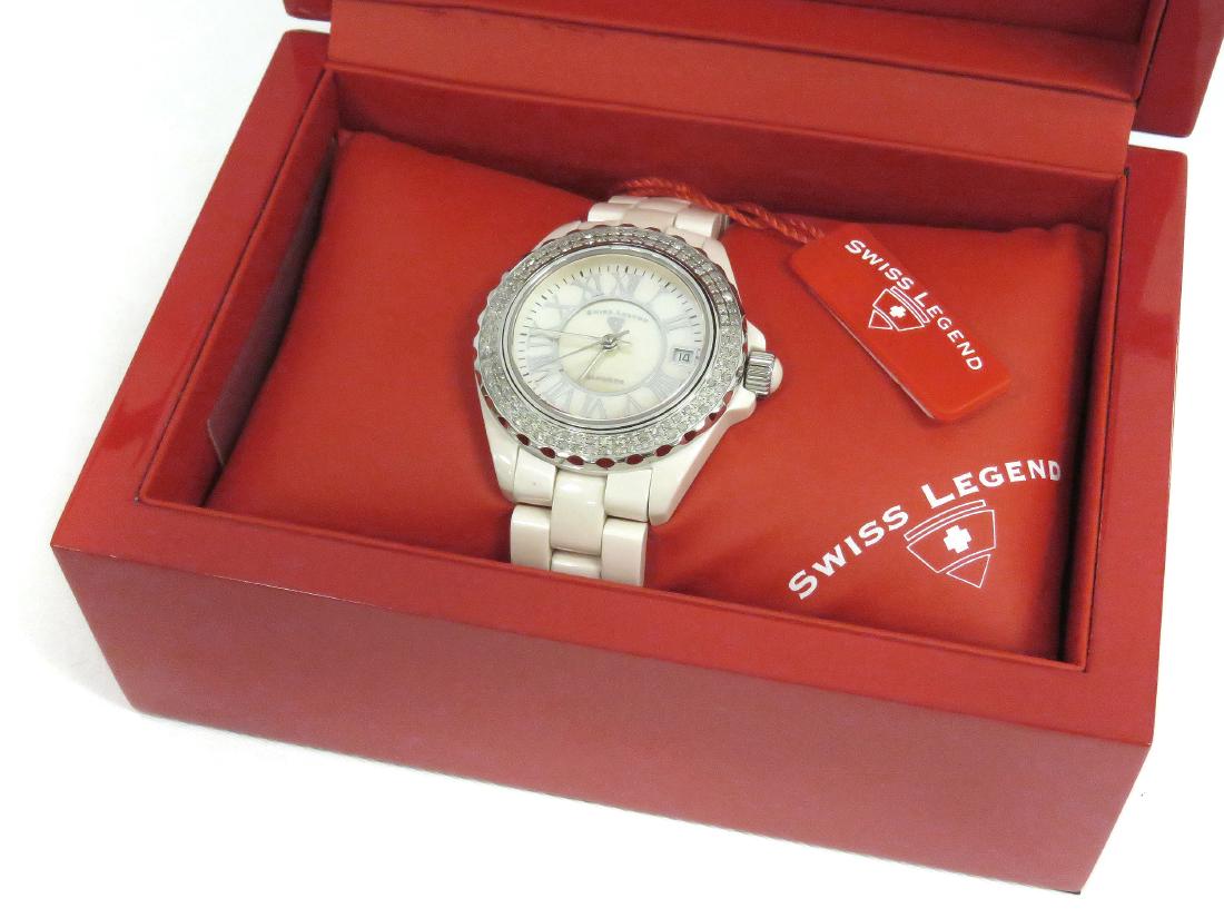 SWISS LEGEND MODEL 20051WWWGR KARAMICA QUARTZ/DIAMOND (1 of 3)