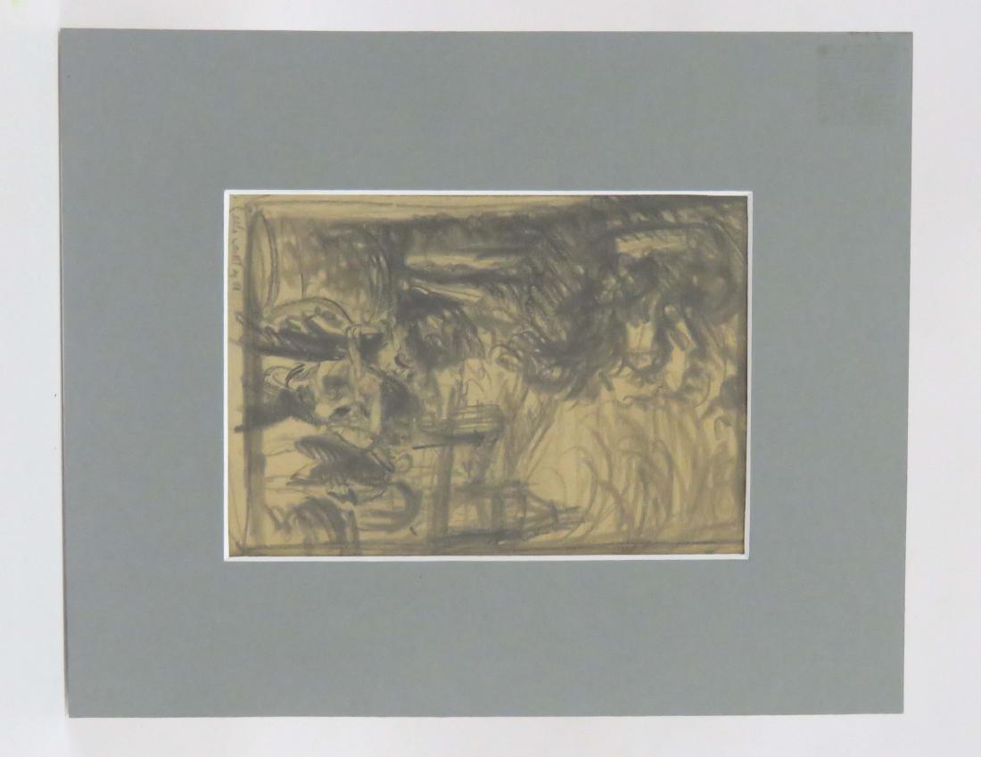 GERMAN SCHOOL (19/20TH CENTURY), DOUBLE SIDED GRAPHITE (1 of 2)