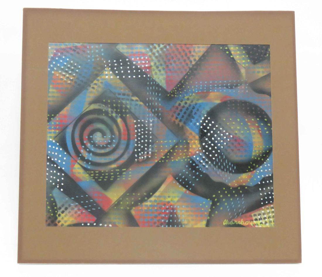 RUSSIAN SCHOOL (20TH CENTURY), MIXED MEDIA ON PAPER, (1 of 2)