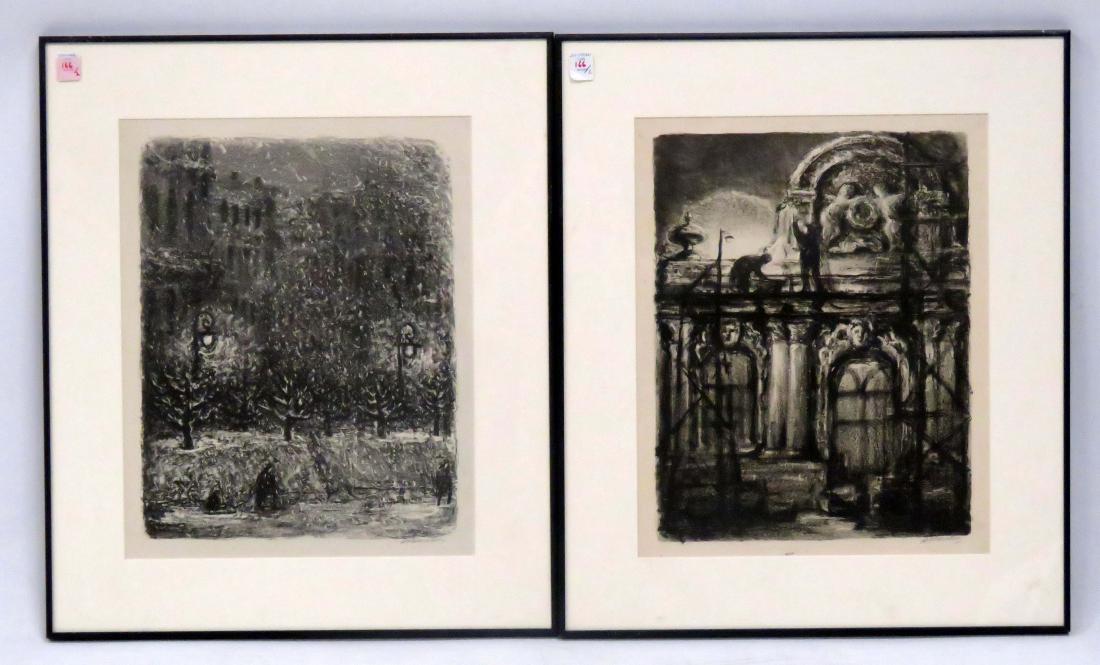 RUSSIAN SCHOOL (20TH CENTURY), LOT (2) LITHOGRAPHS, (1 of 2)