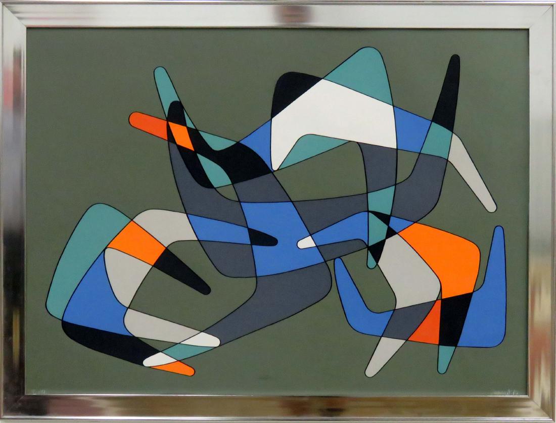 EUROPEAN SCHOOL (20TH CENTURY), SERIGRAPH, UNTITLED (1 of 3)