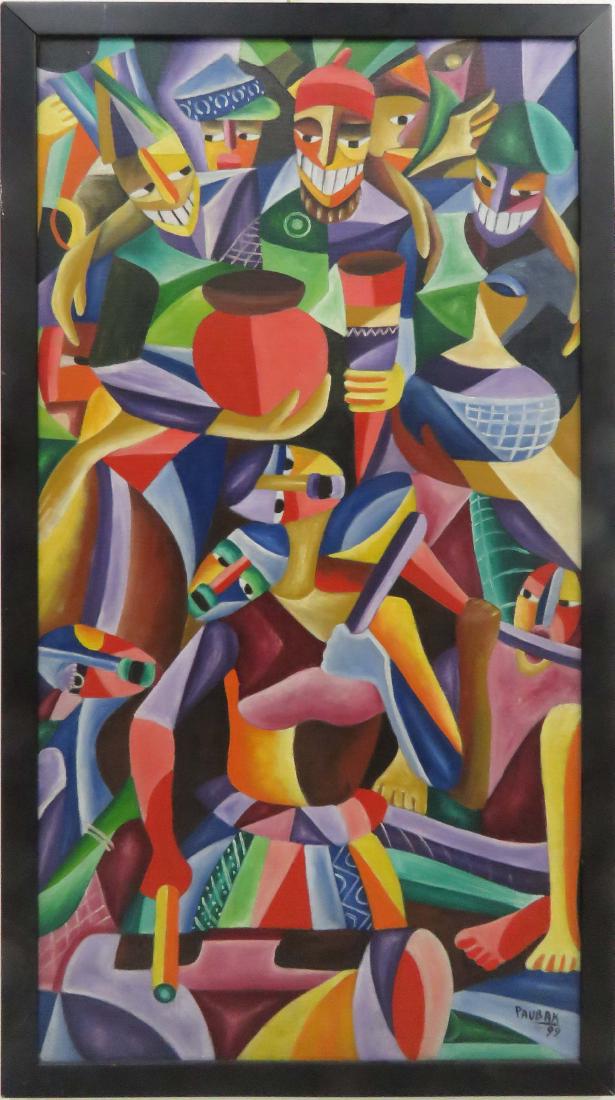 LATIN AMERICAN SCHOOL (20TH CENTURY), OIL ON CANVAS (1 of 2)
