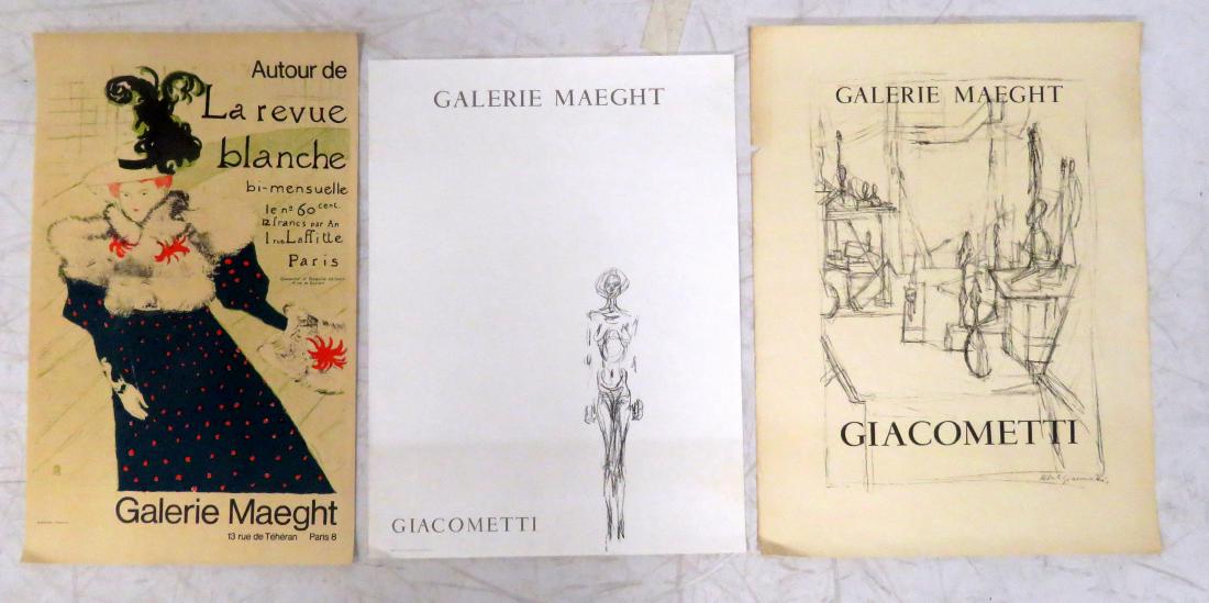 LOT (3) LITHOGRAPHIC POSTERS INCLUDING (2) ALBERTO (1 of 4)