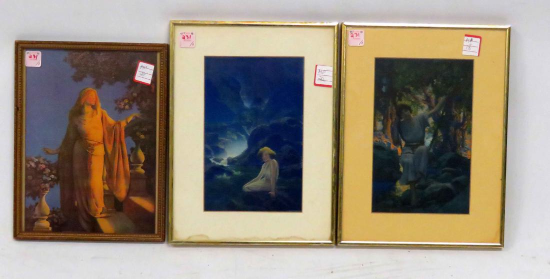 LOT (3) MAXFIELD PARRISH PRINTS INCLUDING "DREAMLIGHT", (1 of 3)