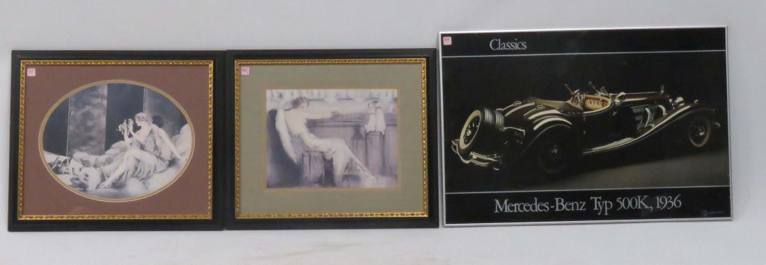 LOT (3) INCLUDING (2) PRINTS, AFTER LOUIS ICART, FRAMED (1 of 3)