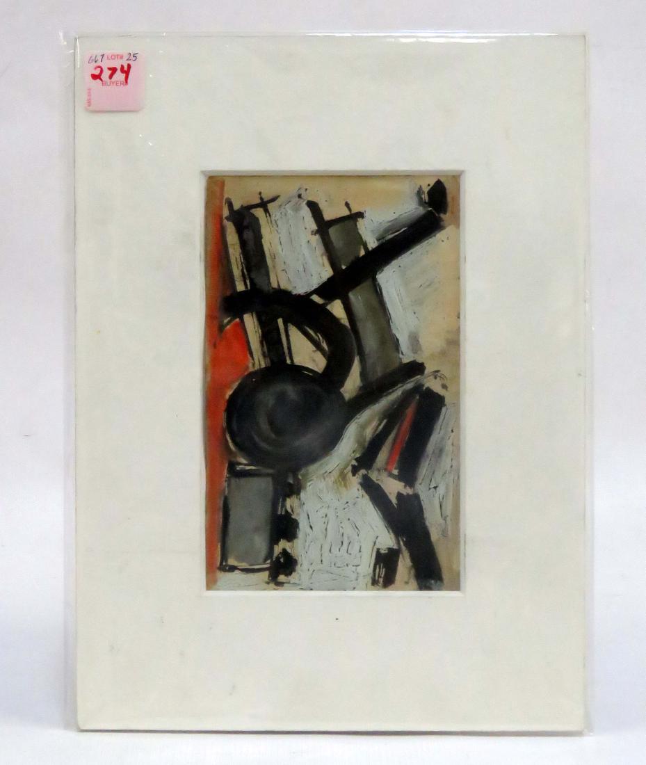 ITALIAN SCHOOL (20TH CENTURY), INK AND GOUACHE ON (1 of 2)