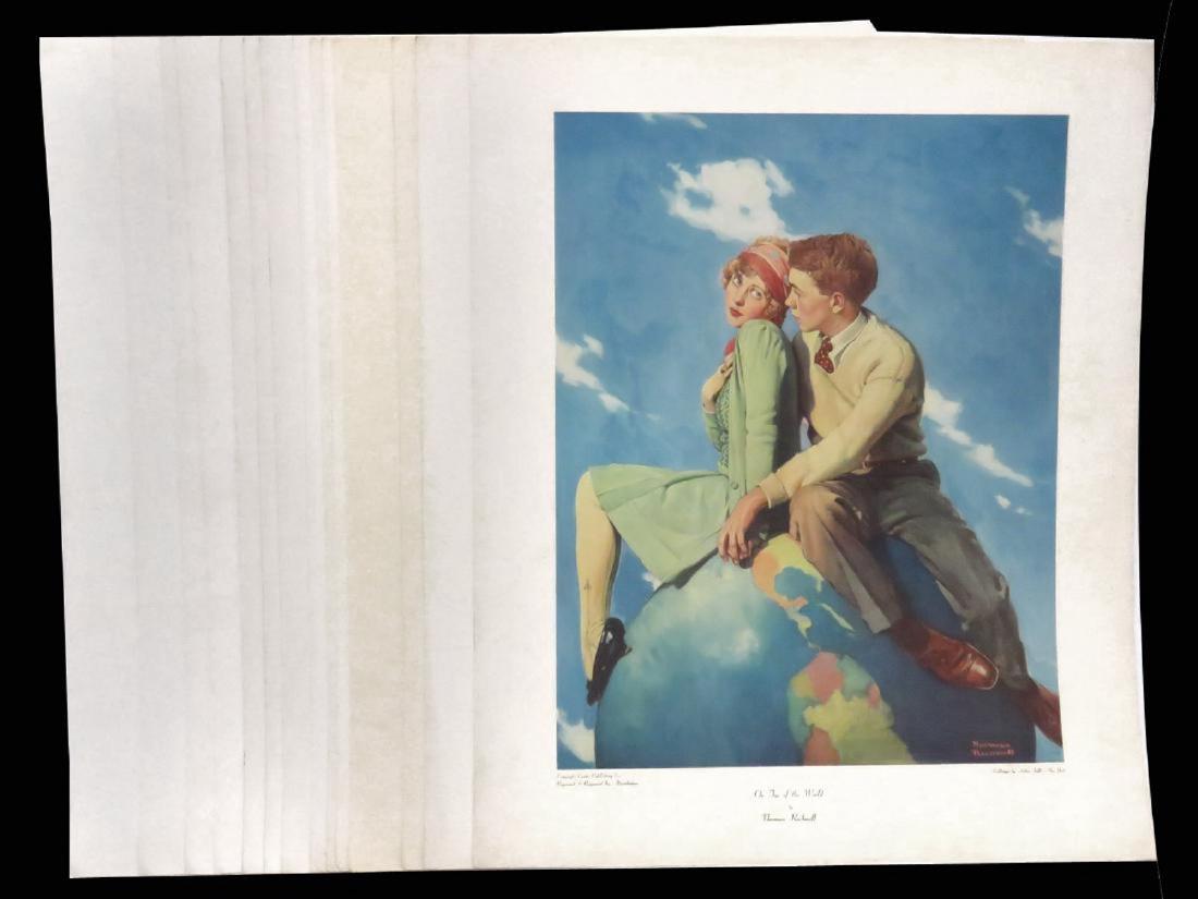 LOT (18) ASSORTED NORMAN ROCKWELL ADVERTISING PREMIUMS, (1 of 5)