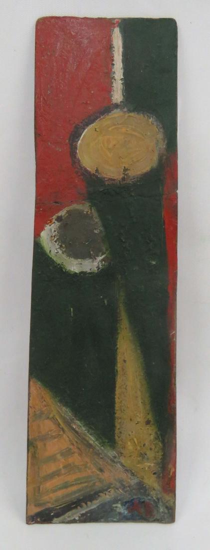 RUSSIAN SCHOOL (20TH CENTURY) OIL ON MASONITE, ABSTRACT (1 of 2)