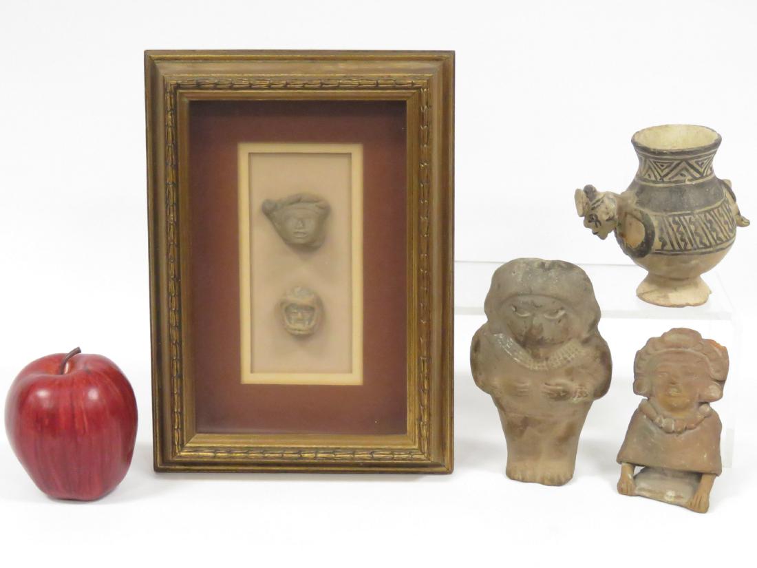 LOT MESO-AMERICAN PRE-COLUMBIAN POTTERY INCLUDING (1 of 2)