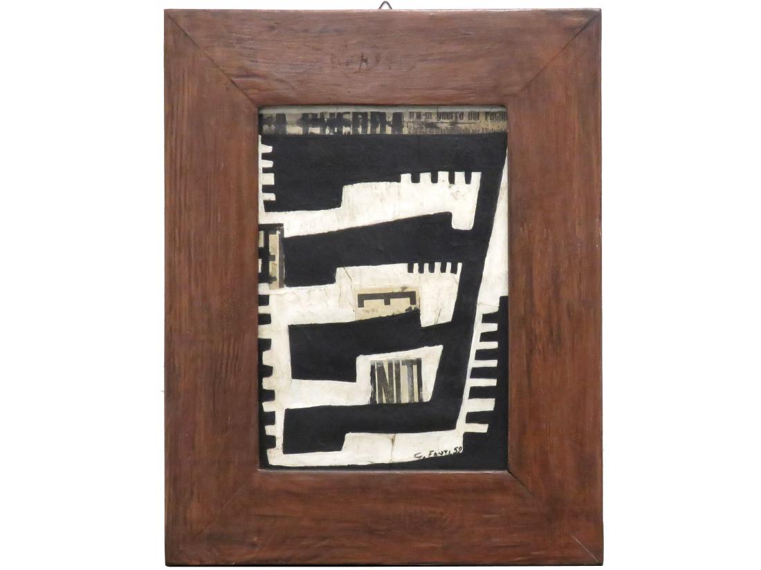 ITALIAN SCHOOL (20TH CENTURY), MIXED MEDIA-OIL AND (1 of 3)