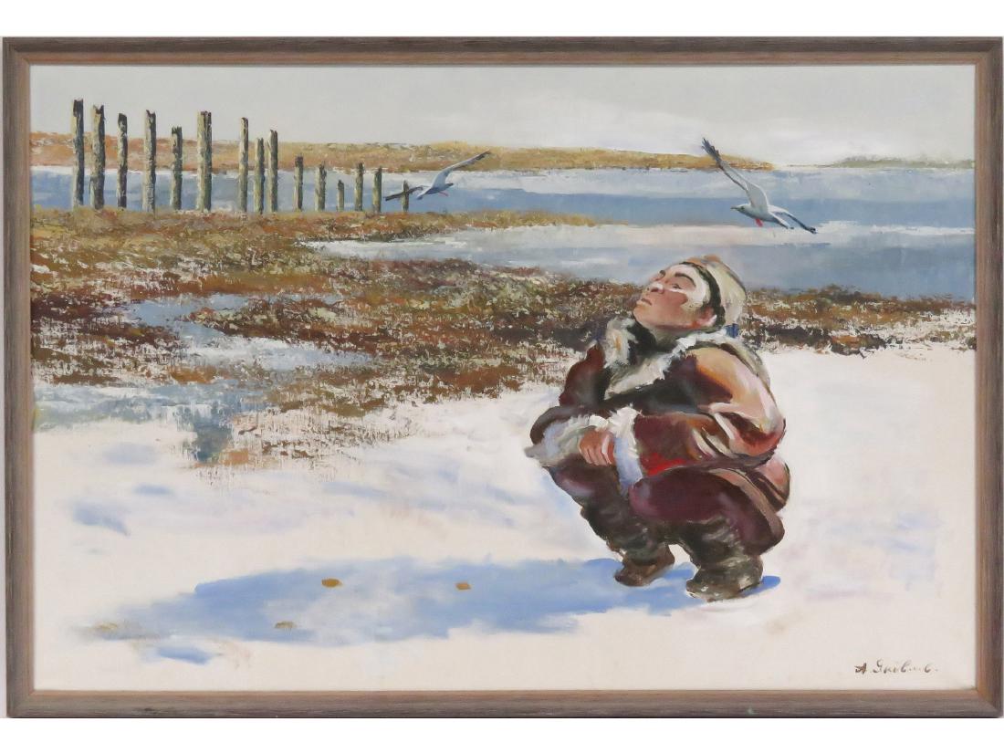 ANDREY YAKOVLEV (RUSSIAN 1934-2012), OIL ON CANVAS, (1 of 3)