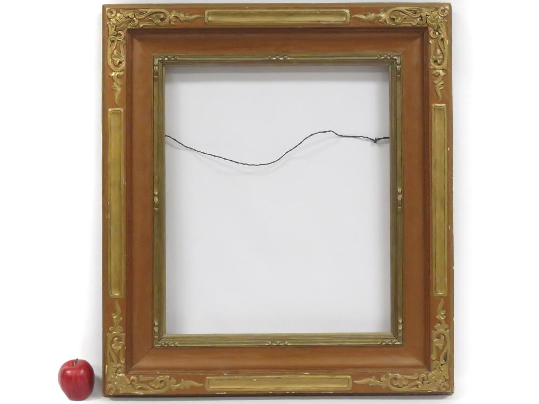 VINTAGE NEWCOMB-MACKLIN STYLE CARVED AND GILT FRAME, (1 of 3)