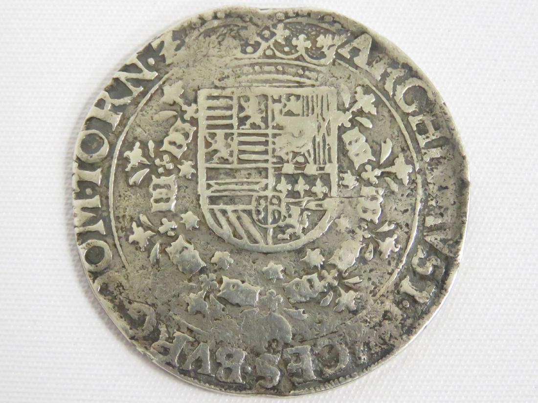 SPANISH SILVER REALE COIN, 18TH CENTURY (PIRATE COB): SPANISH SILVER REALE COIN, 18TH CENTURY (PIRATE COB)