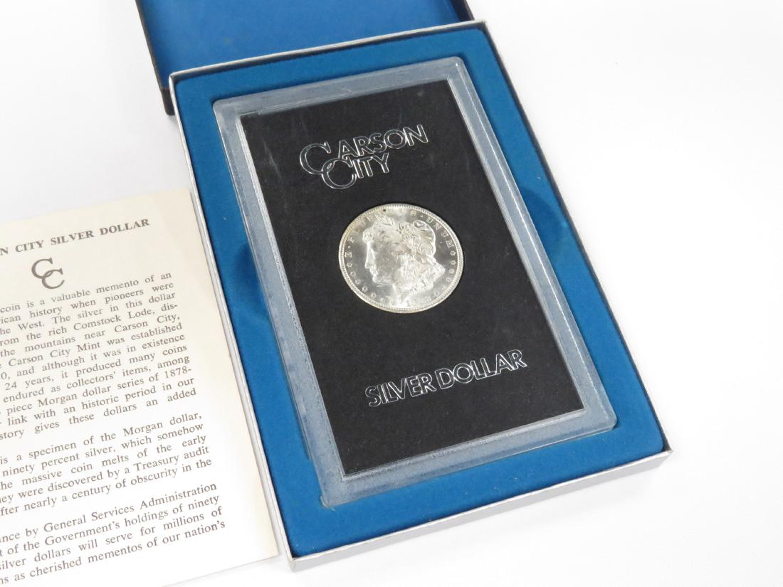 1882CC MORGAN SILVER DOLLAR COIN (UNC) (1 of 2)