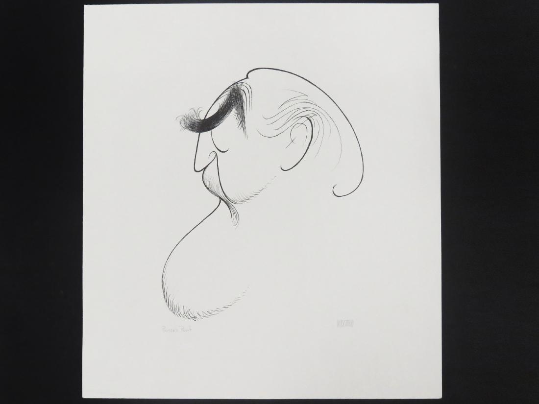 AL HIRSCHFELD (AMERICAN 1903-2006), LITHOGRAPH, SELF (1 of 2)