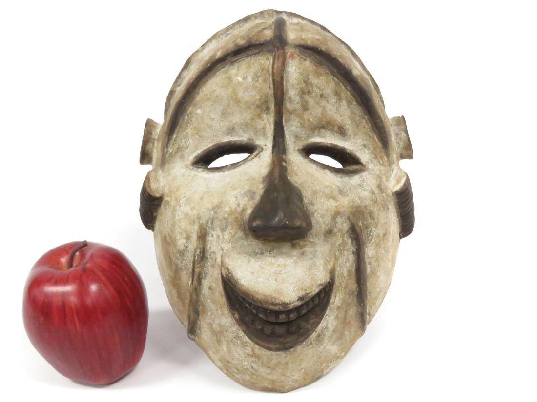 IBIBO, NIGERIA, CARVED SICKNESS SPIRIT MASK. HEIGHT 9 (1 of 2)