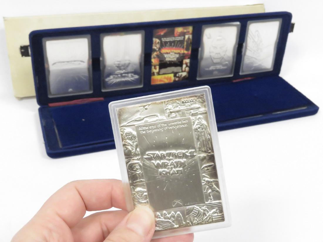 SET (10) STAR TREK SILVER CINEMA .999 SILVER INGOTS (1 of 6)