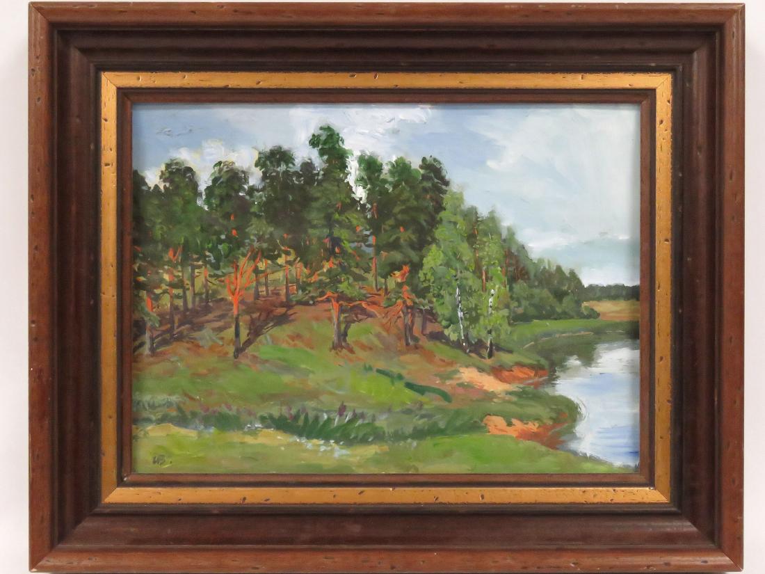 IVAN VASILIEV (RUSSIAN 20TH CENTURY), OIL ON ARTIST (1 of 4)