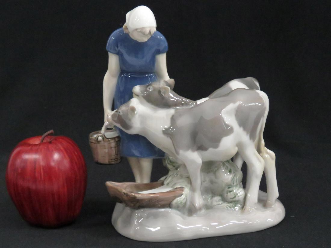 BING & GRONDAHL PORCELAIN FIGURE "MILKMAID WITH (1 of 1)