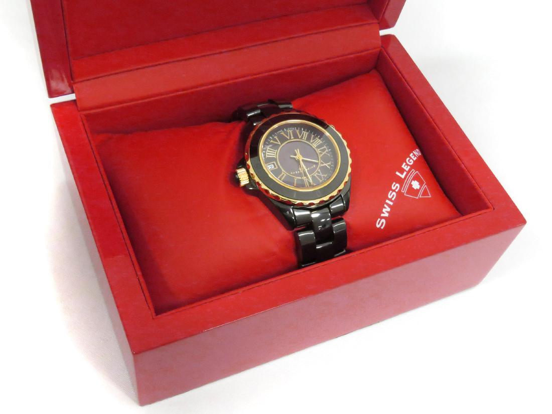SWISS LEGEND MODEL 20050 BKBRR KARAMICA QUARTZ (1 of 2)