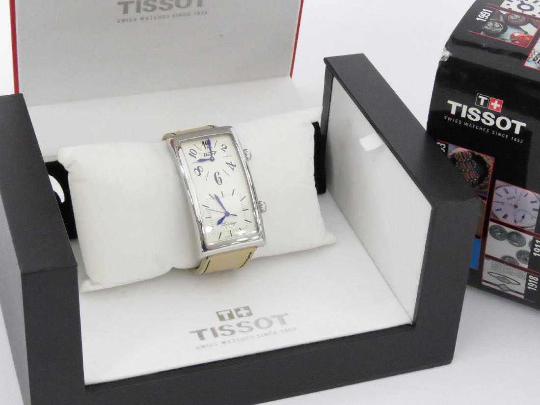 TISSOT HERITAGE STAINLESS QUARTZ DUAL TIME WRISTWATCH (1 of 3)
