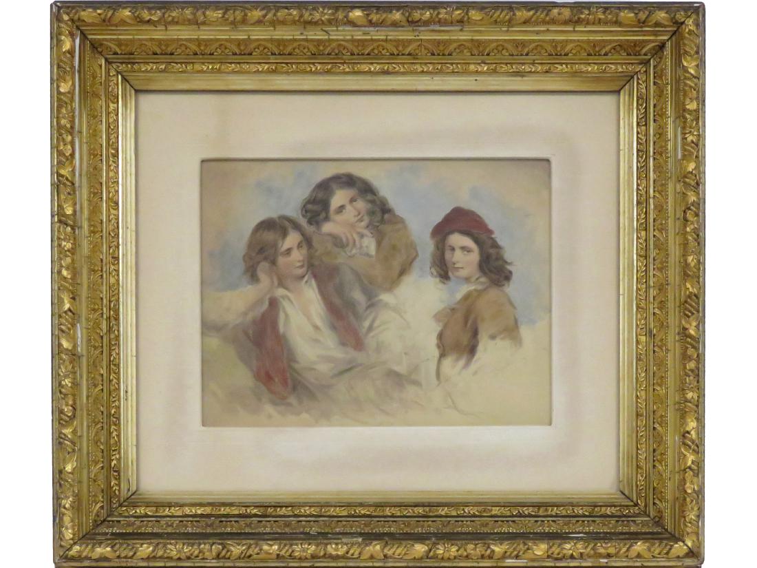 RICHARD BUCKNER (BRITISH 1812-1883), WATERCOLOR, THREE (1 of 3)