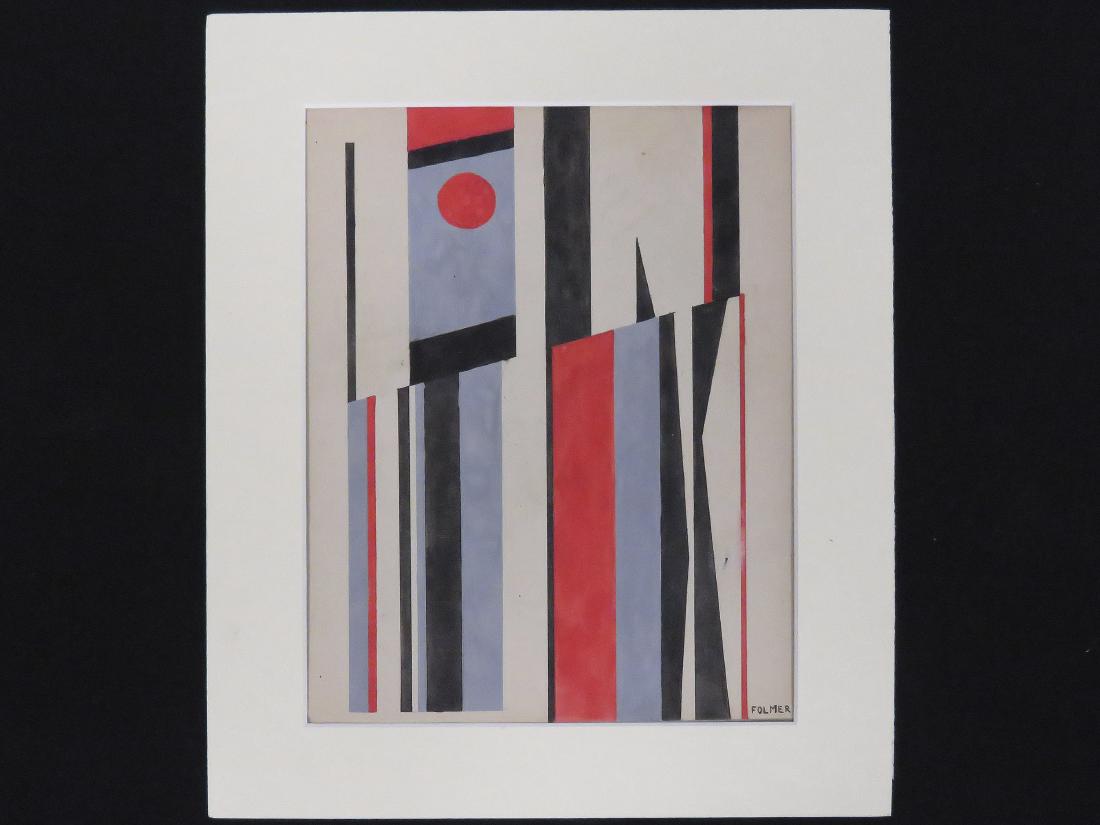 FRENCH SCHOOL (20TH CENTURY), WATERCOLOR ON PAPER, (1 of 2)