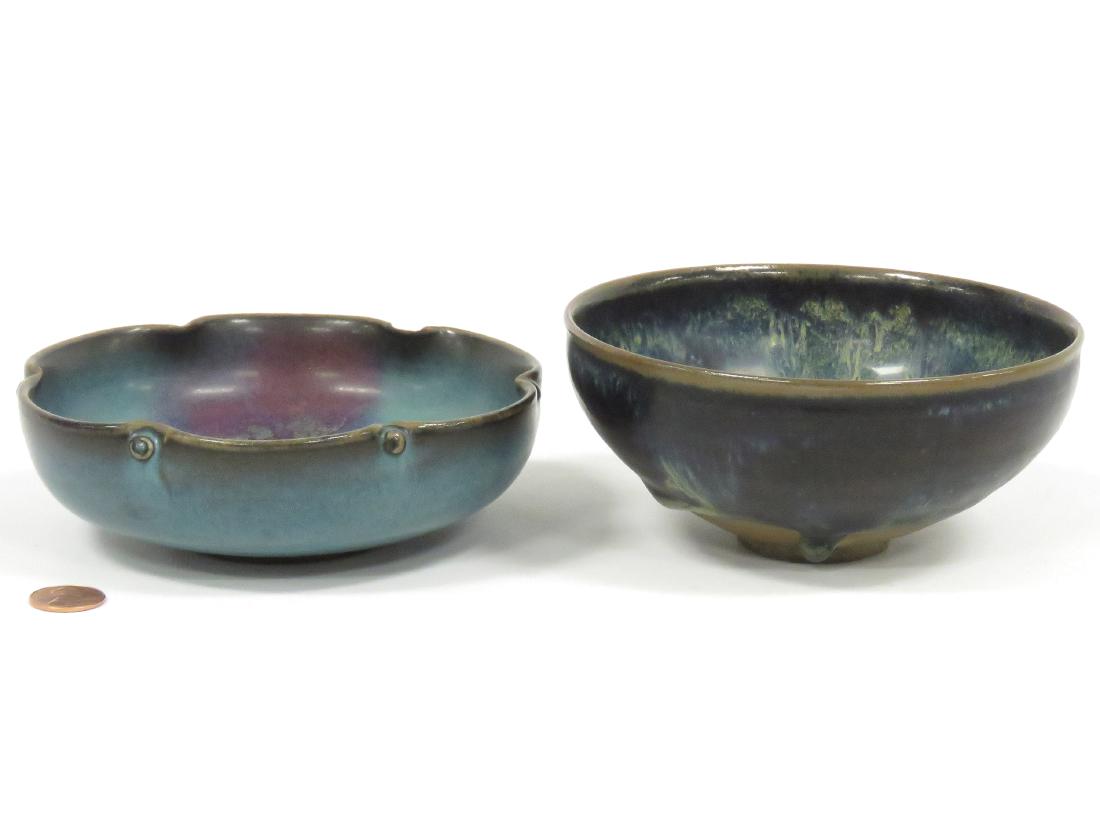 LOT (2) CHINESE SUNG/YUAN STYLE GLAZED STONEWARE BOWLS. (1 of 3)