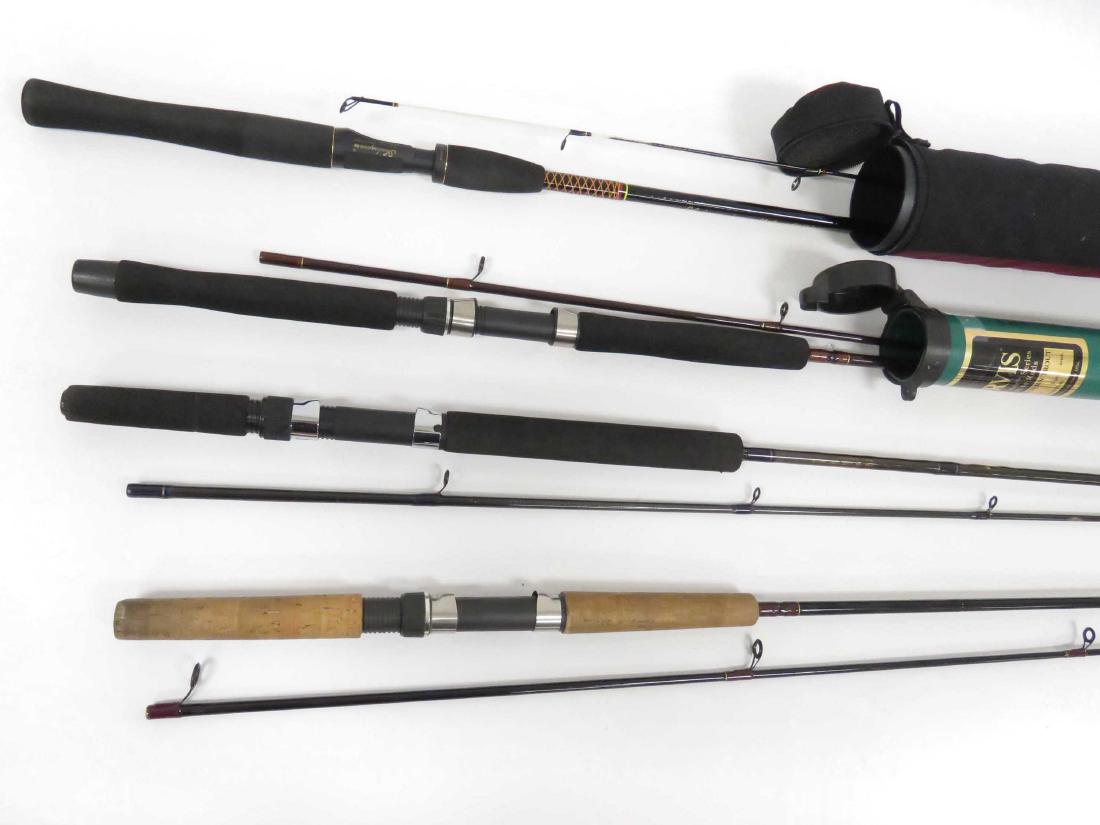 LOT (4) ASSORTED CASTING RODS INCLUDING BROWNING 9' (1 of 2)