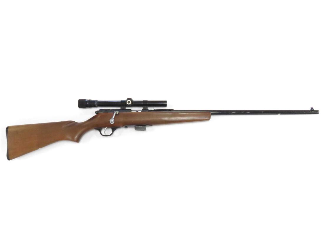 **NICS CHECK** MARLIN MODEL 81 .22 CAL BOLT ACTION: **NICS CHECK** MARLIN MODEL 81 .22 CAL BOLT ACTION RIFLE, NO #, BL 24" WITH WEAVER SCOPE, CLIP, SOFT CASE
