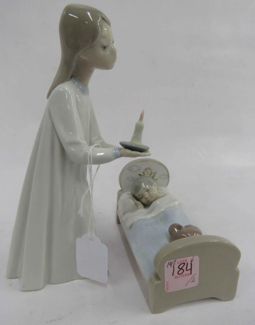 LOT (2) LLADRO PORCELAIN FIGURINES INCLUDING GIRL WITH (1 of 1)