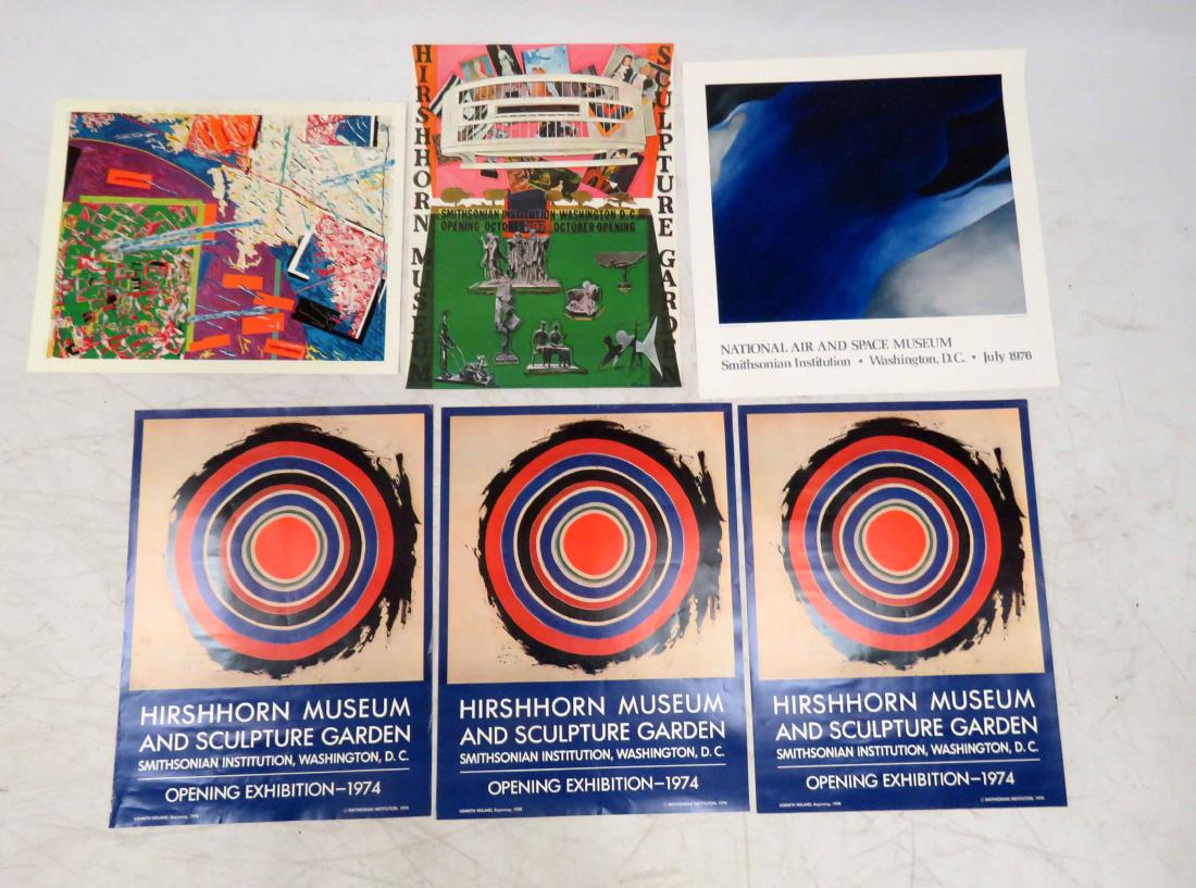 LOT (6) ASSORTED OFFSET LITHOGRAPHIC EXHIBITION POSTERS (1 of 5)