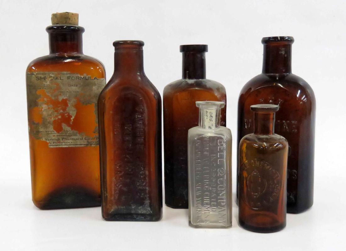 LOT ASSORTED BITTERS/MEDICINE BOTTLES, 19TH CENTURY (1 of 1)
