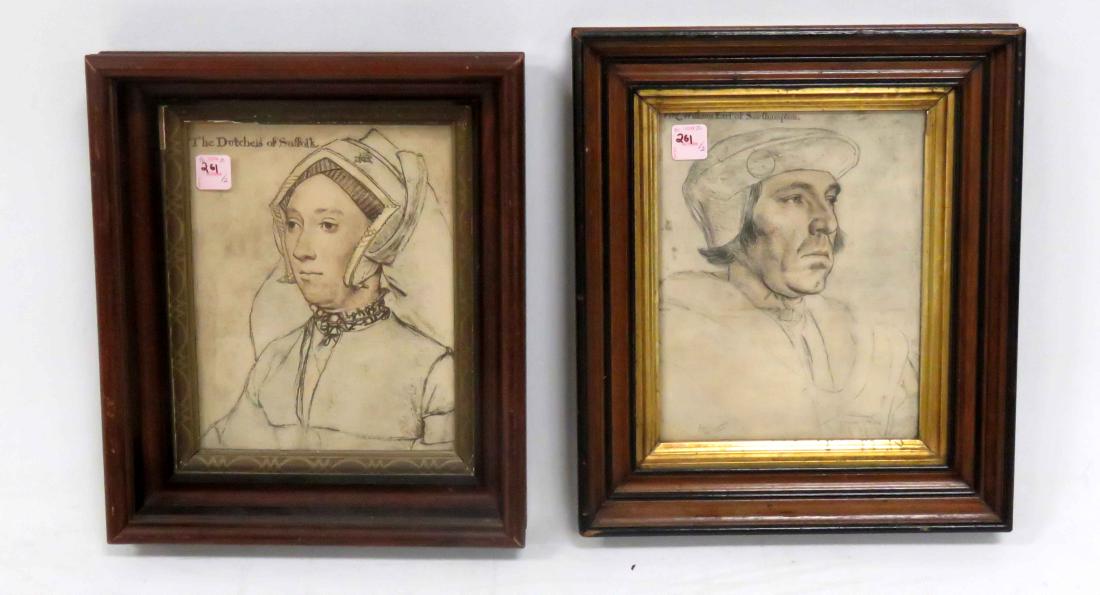 LOT (2) VICTORIAN DEEP CARVED WALNUT FRAMES WITH (1 of 3)