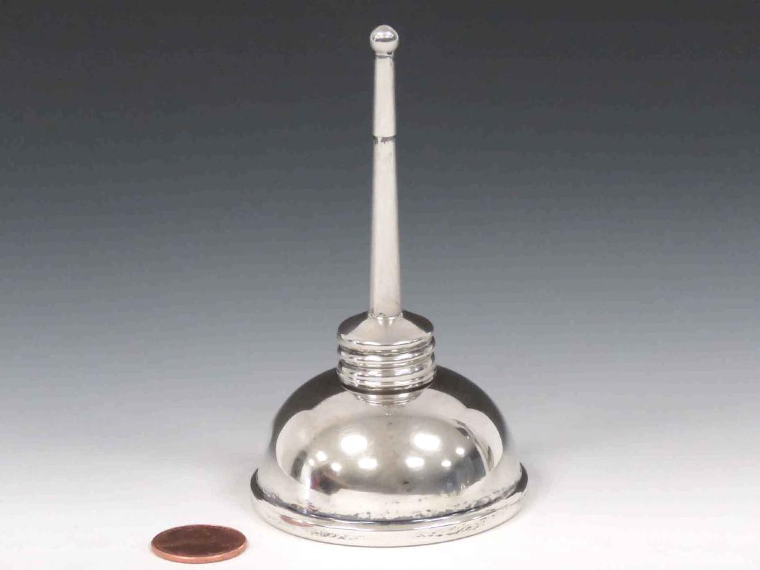 TIFFANY & CO. STERLING VERMOUTH DISPENSER. HEIGHT 4"; (1 of 3)