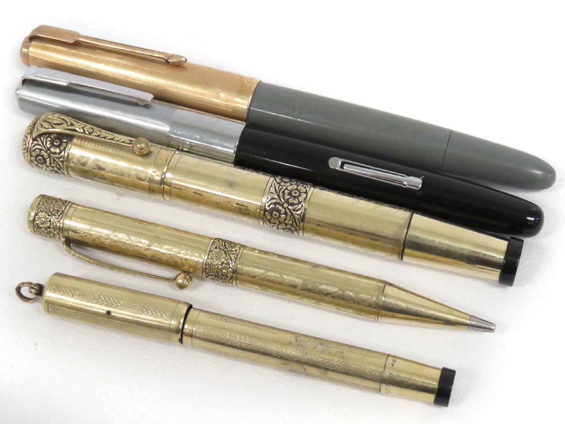 LOT (5) INCLUDING SET (2) VINTAGE STAR GOLD FILLED (1 of 2)