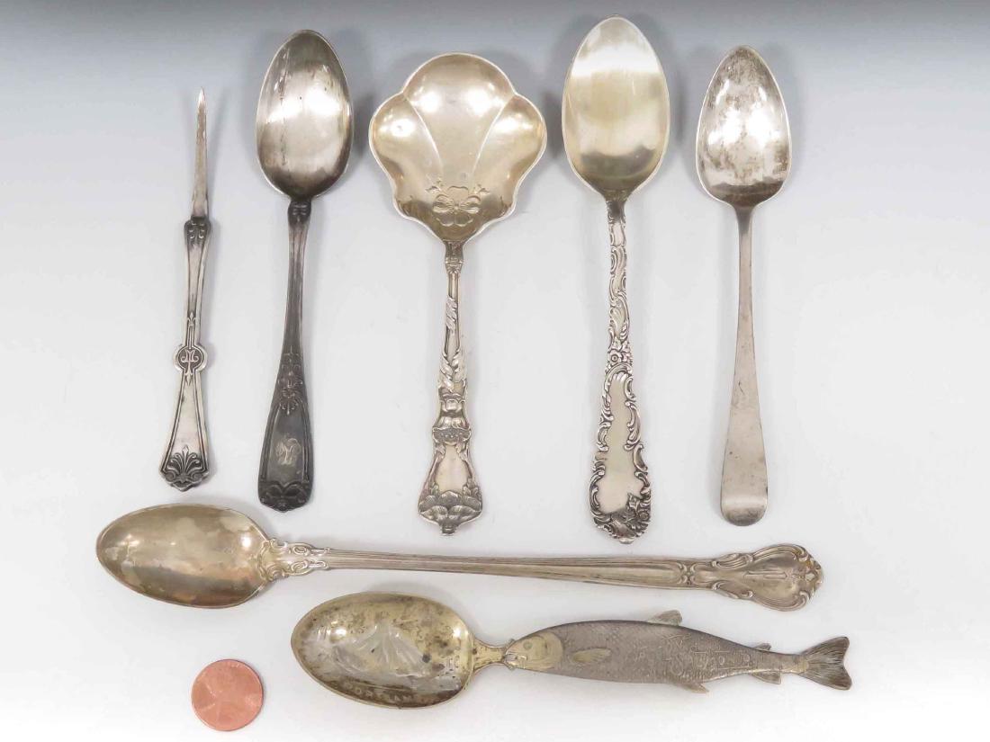 LOT (7) ASSORTED STERLING SILVER INCLUDING MANCHESTER (1 of 1)