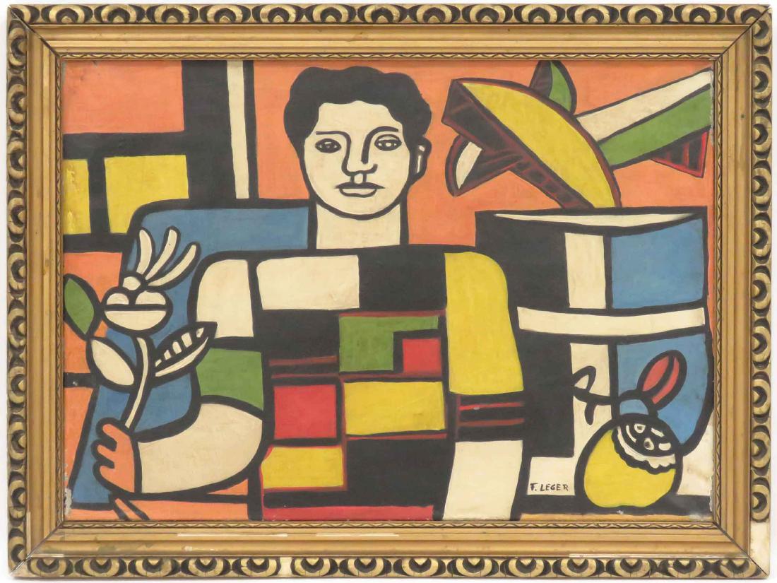 FRENCH SCHOOL (20TH CENTURY), OIL ON CANVAS, UNTITLED (1 of 6)