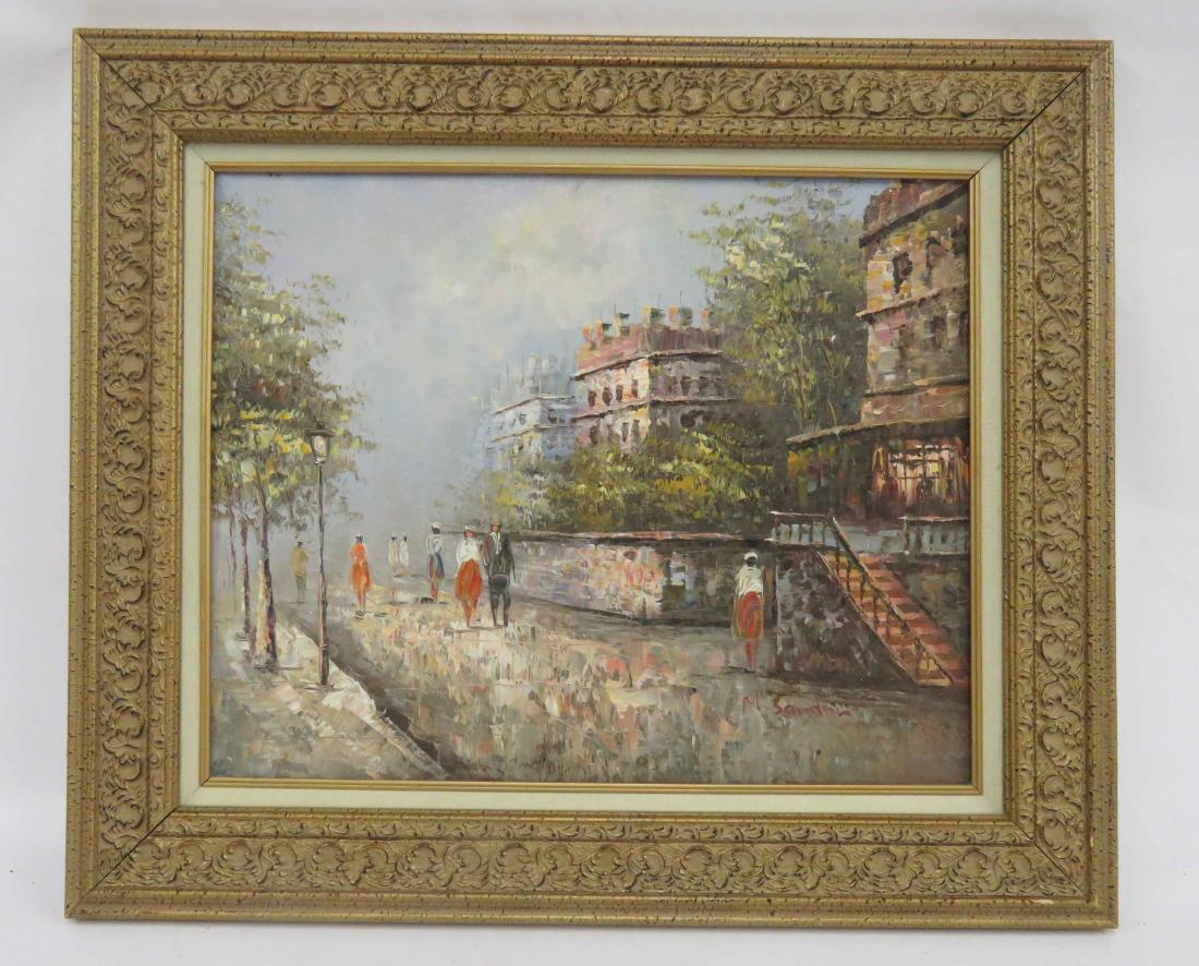 FRENCH SCHOOL (20TH CENTURY), OIL ON CANVAS, PARIS (1 of 2)