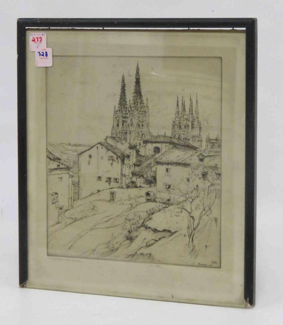 ERNEST DAVID ROTH (AMERICAN 1879-1964), ETCHING, (1 of 1)