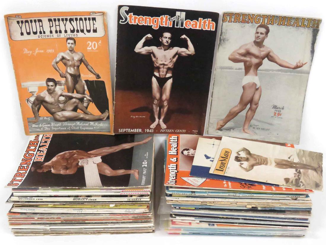 LOT ASSORTED VINTAGE BODY BUILDING MAGAZINES INCLUDING (1 of 3)