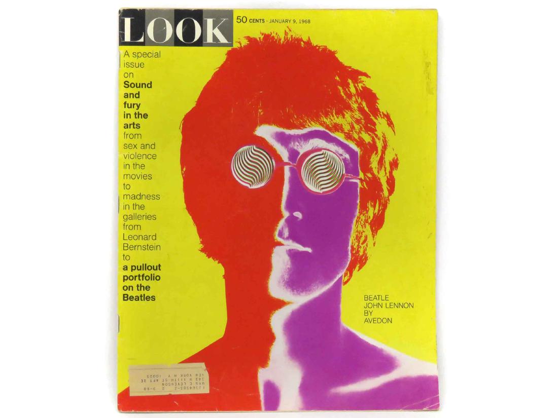 LOT (2) INCLUDING LOOK MAGAZINE, JAN 9, 1968 (INCLUDING (1 of 4)