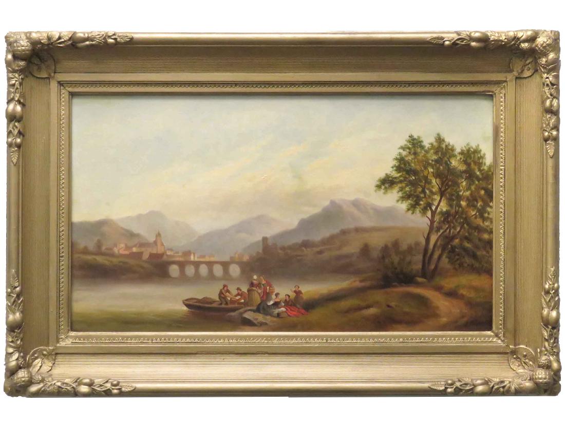 SCOTTISH SCHOOL (19TH CENTURY) OIL ON CANVAS, LANDSCAPE (1 of 4)