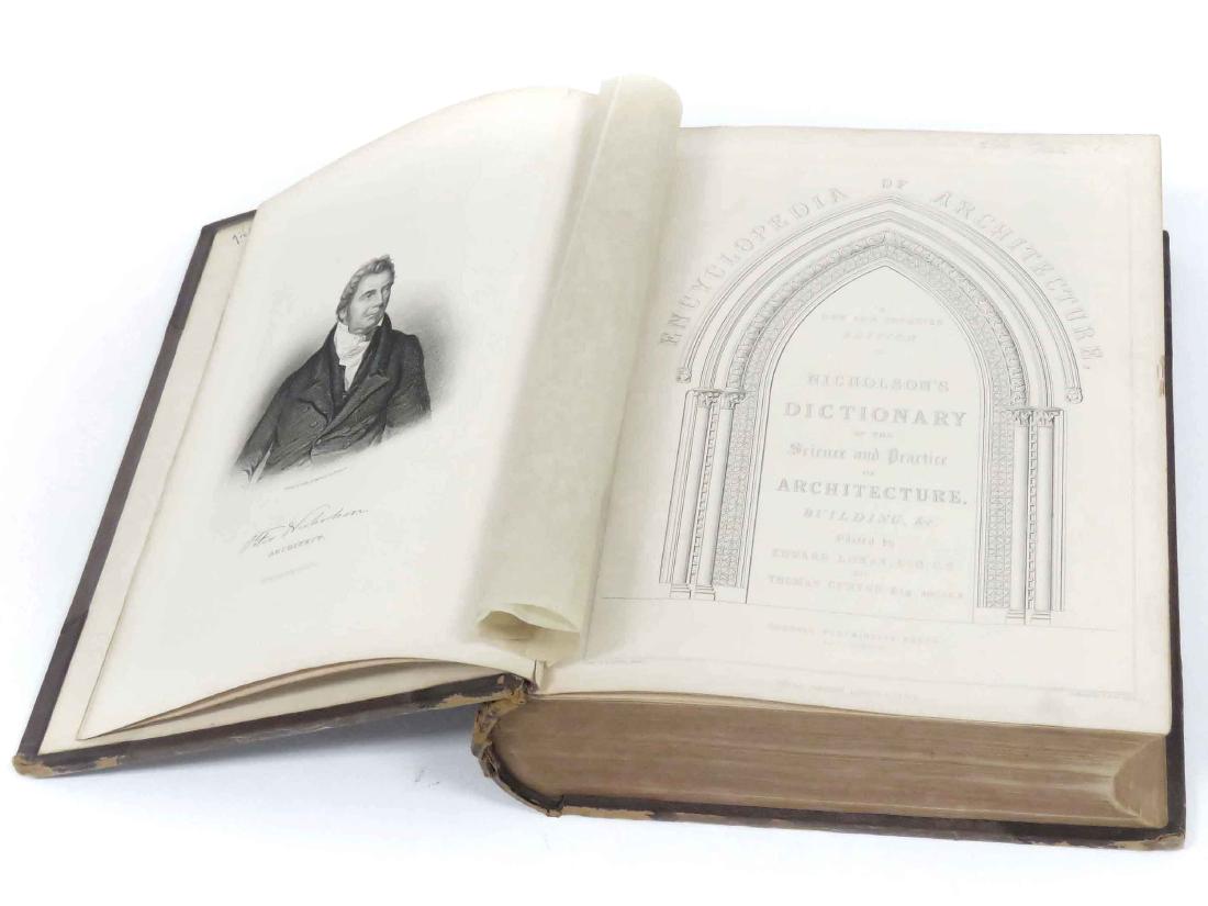 VOLUME-ENCYCLOPEDIA OF ARCHITECTURE: BEING A NEW AND (1 of 3)