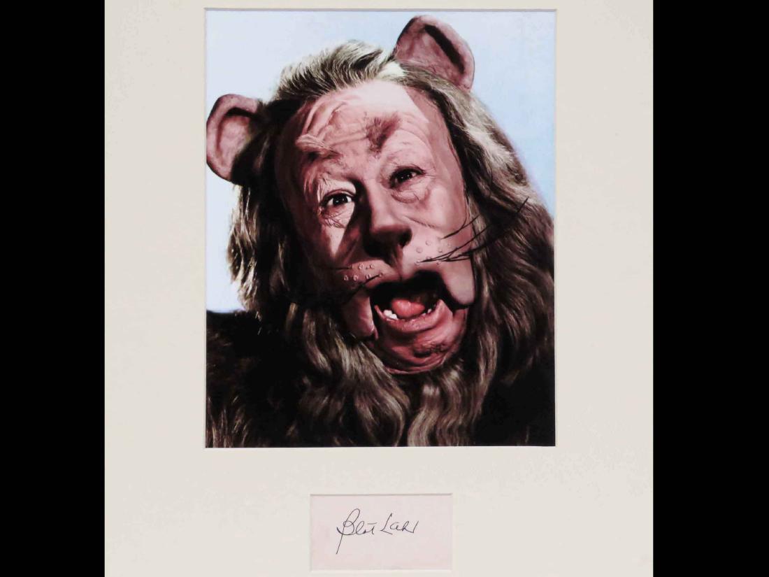 BERT LAHR (AMERICAN ACTOR 1895-1967), AUTOGRAPH CUT. 1 (1 of 1)