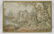 VINTAGE FRENCH LANDSCAPE TAPESTRY PANEL. FRAMED 28 X