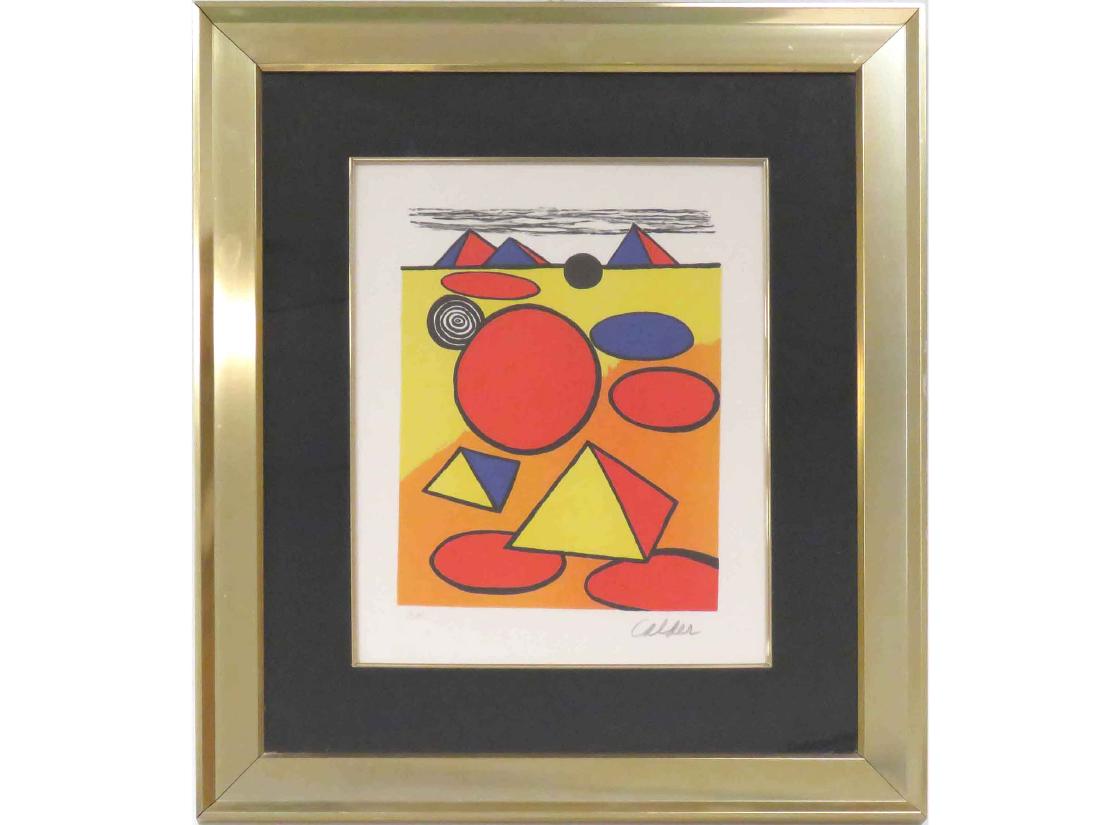 ALEXANDER CALDER (AMERICAN 1898-1976), COLORED (1 of 4)